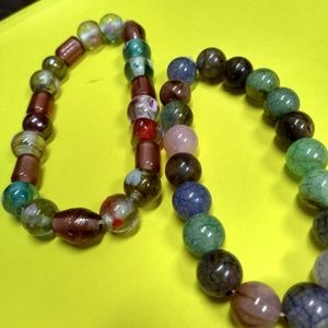 Two pretty beaded bracelets
